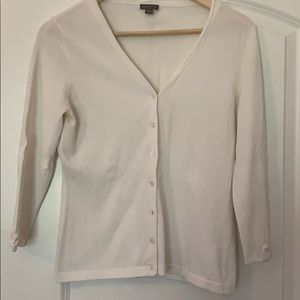 Beautiful white button up cardigan size M